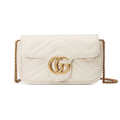 gucci marmont mini white